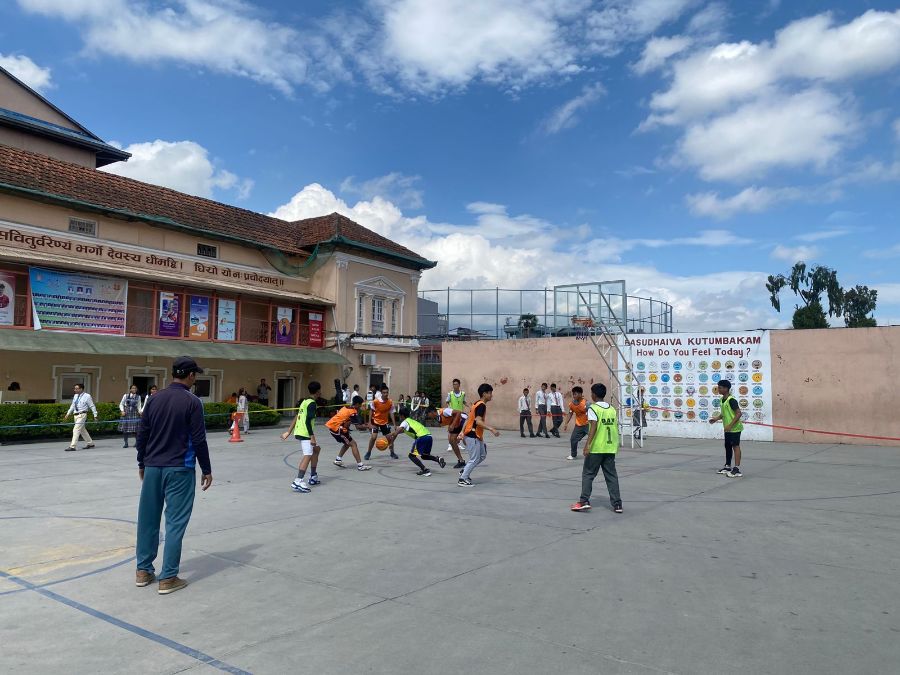 Inter House Basketball Tournament for Grade IX and X Students
