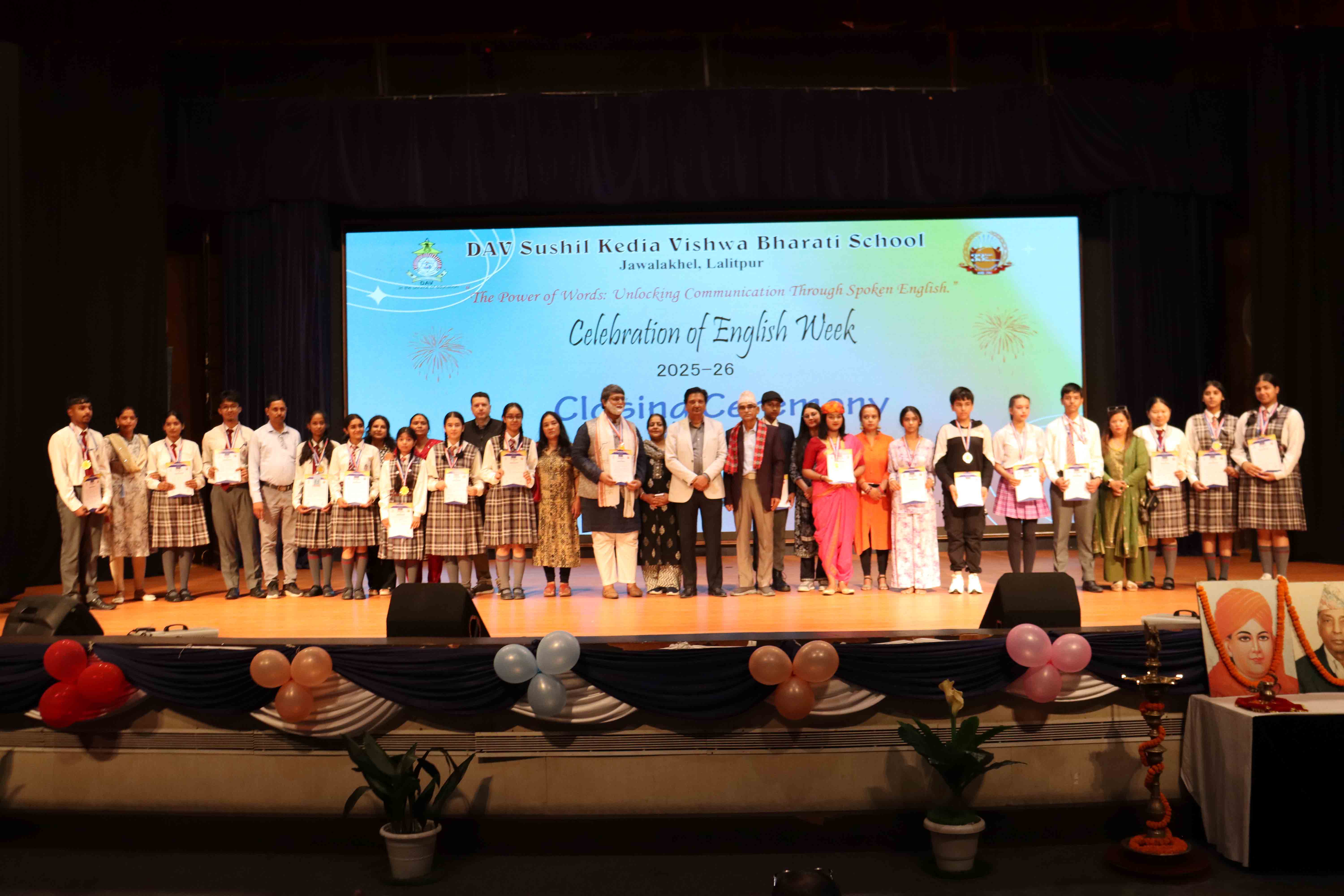 Closing Ceremony of English Week, 2025