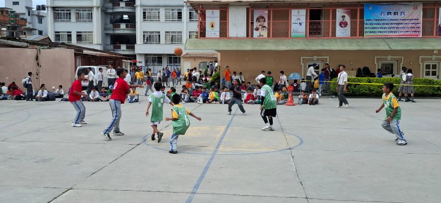 Mount Machhapuchchhre House Wins Inter House Basketball Competition for Boys of Grade V and VI