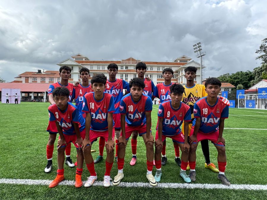 DAV Super Daffeys Participate in Nepal School Football League, 2025