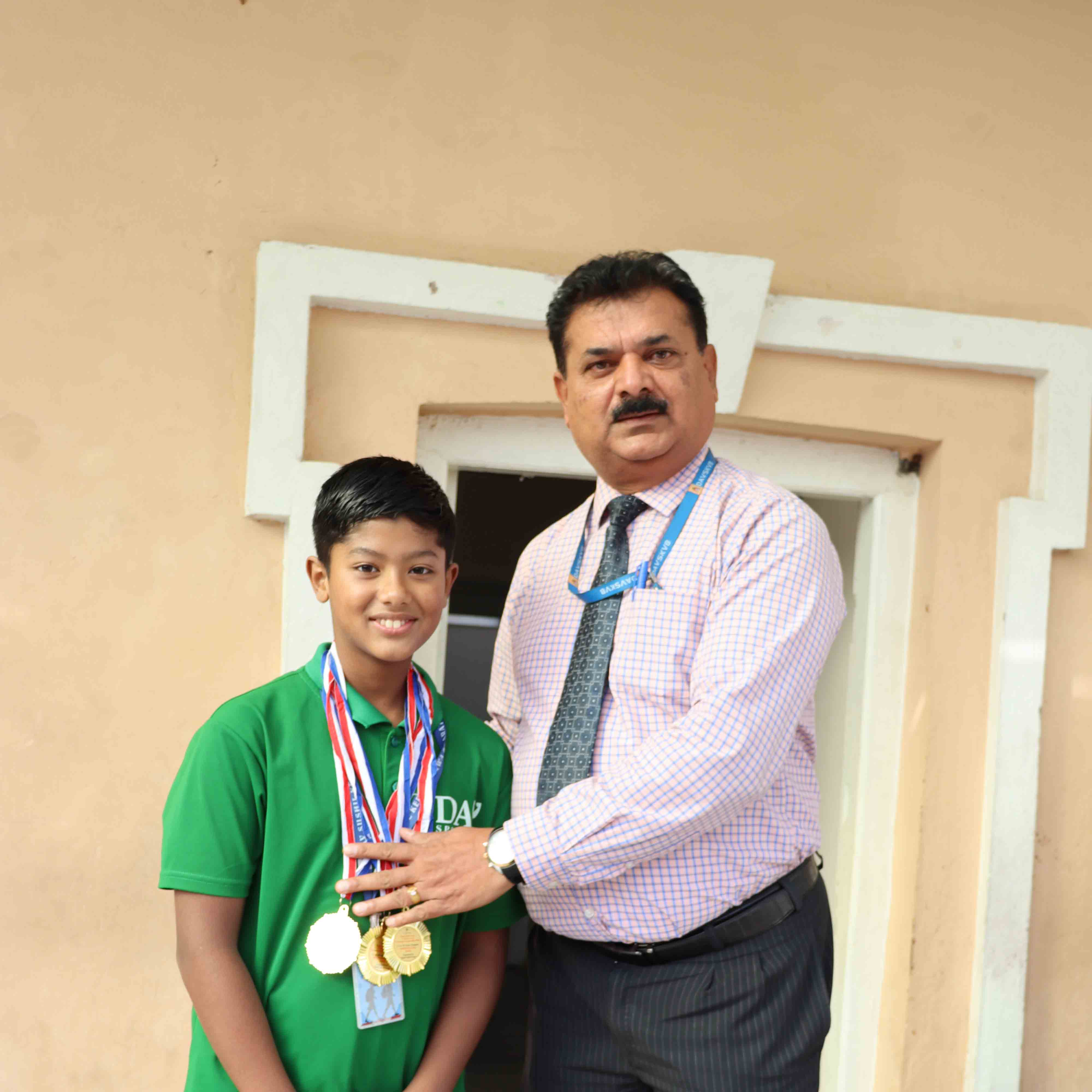 Outstanding Performance by Shivansh in Inter-School Swimming Championship