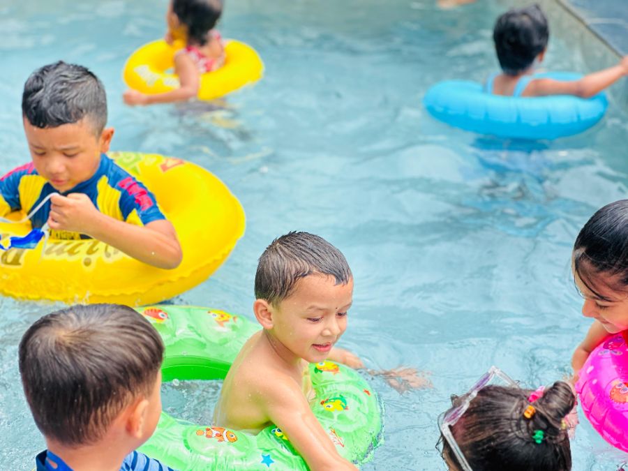 A Fun Swimming Day for DAV Kindergarten Students