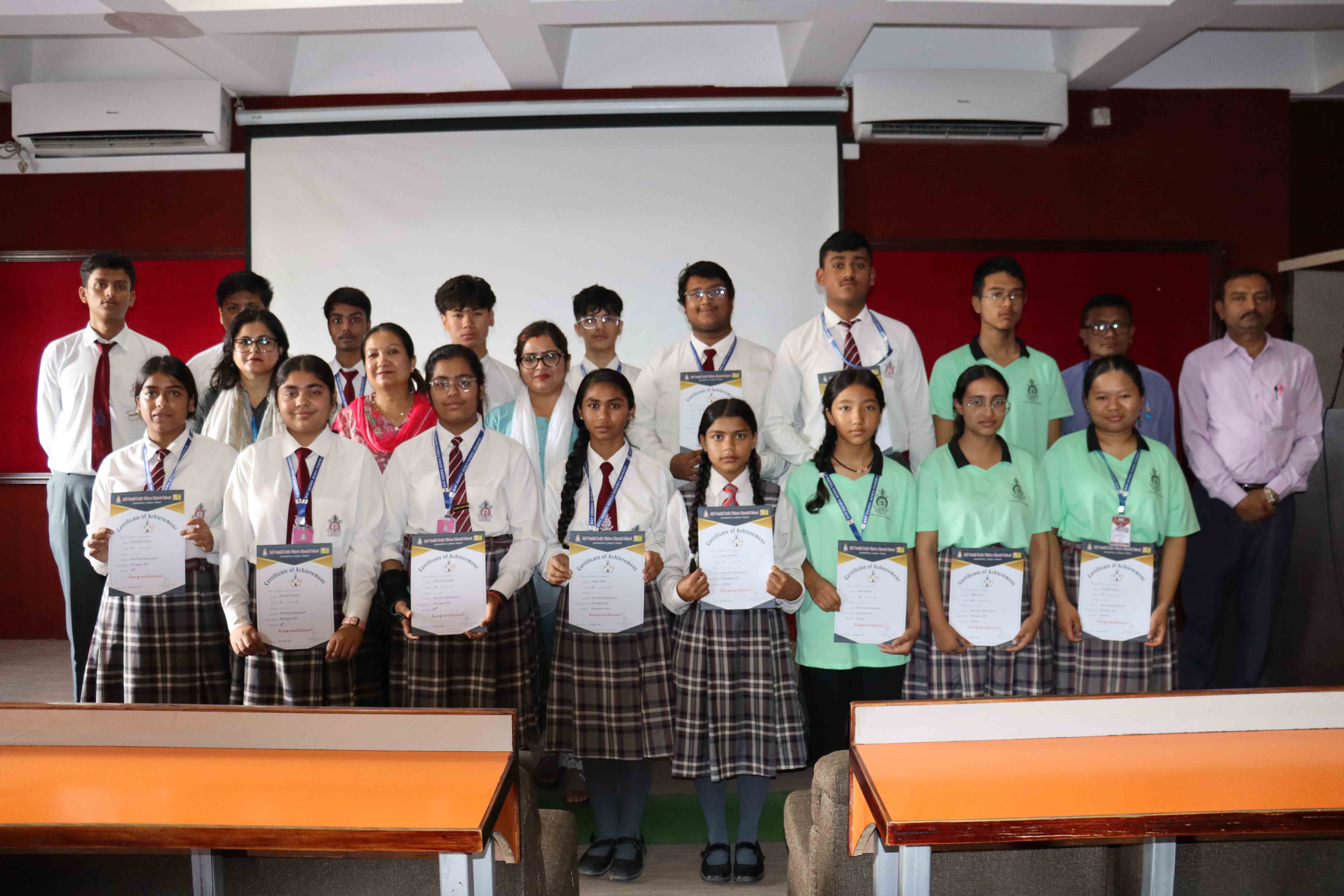 Inter-Class Library Speech Competition for Grade XI and XII Students