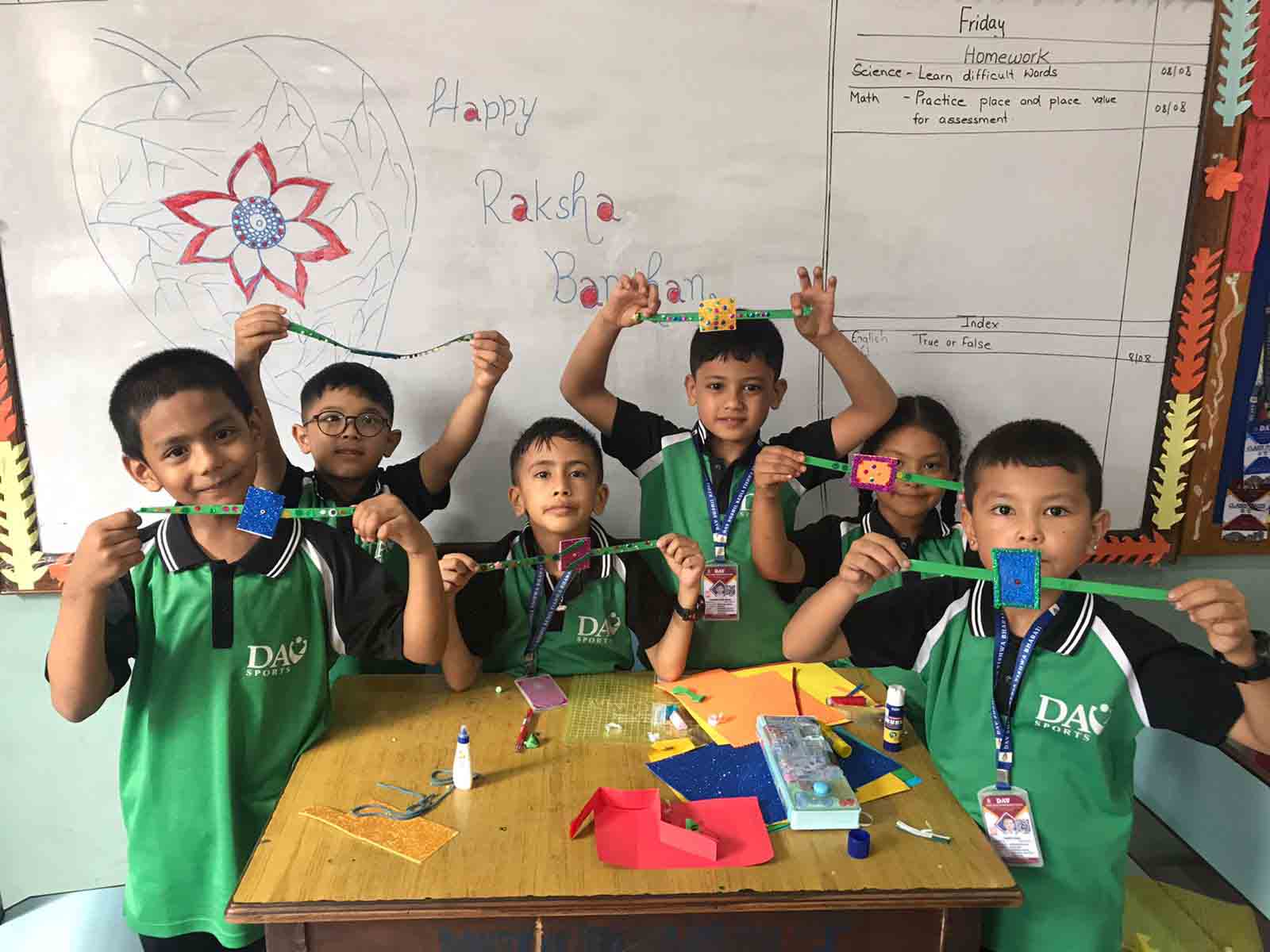 Inter House Rakhi Making Competition in Junior School
