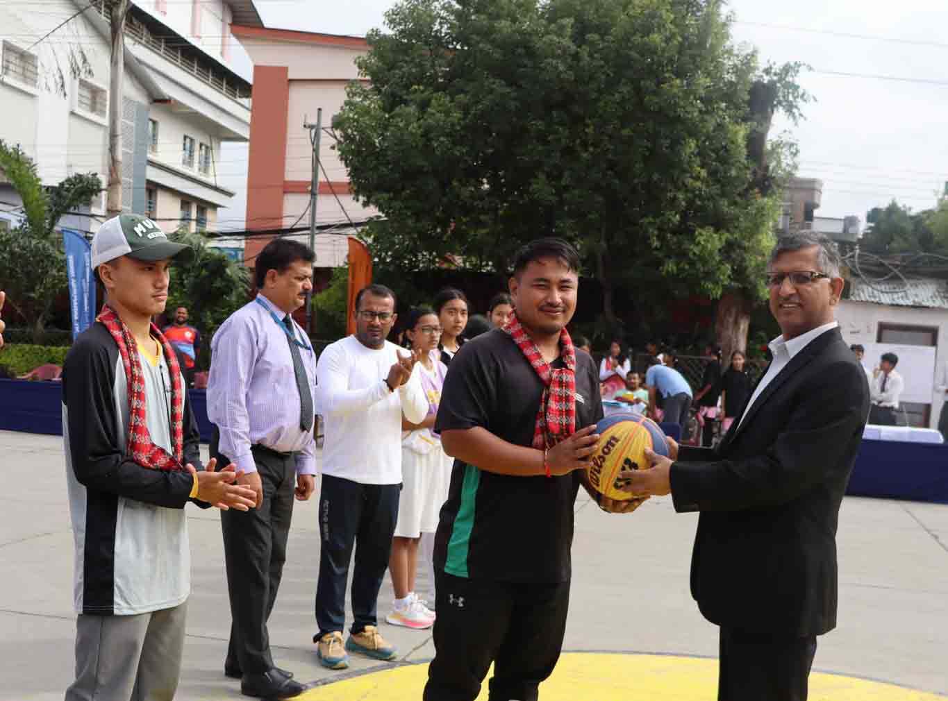 Inauguration of the 2nd Sushil Kedia Memorial Inter School Basketball Tournament, 2025
