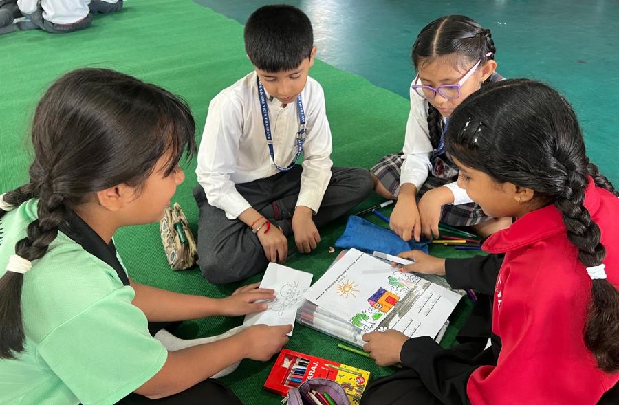 Picture Describing and Drawing Competition for Grade III and IV Students