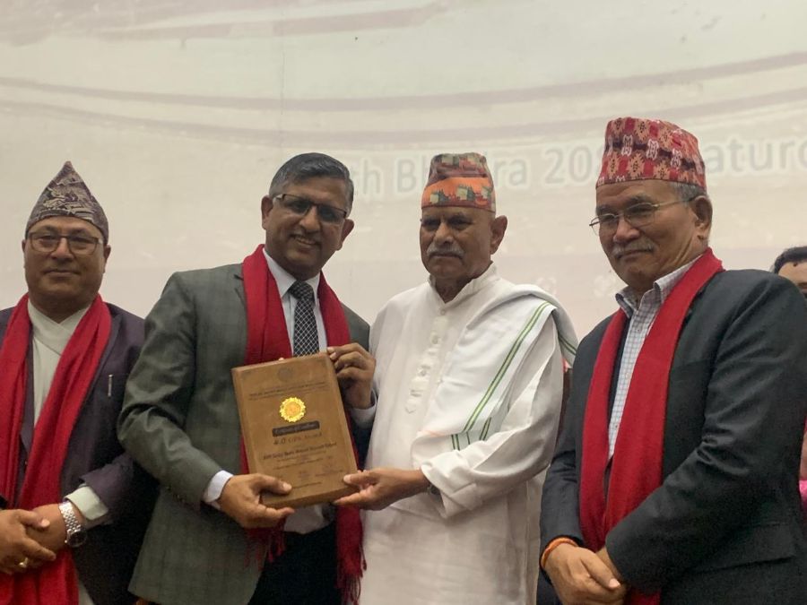 DAV School and Students Honoured at the Award Ceremony of PABSON Lalitpur Metropolitan City Working Committee