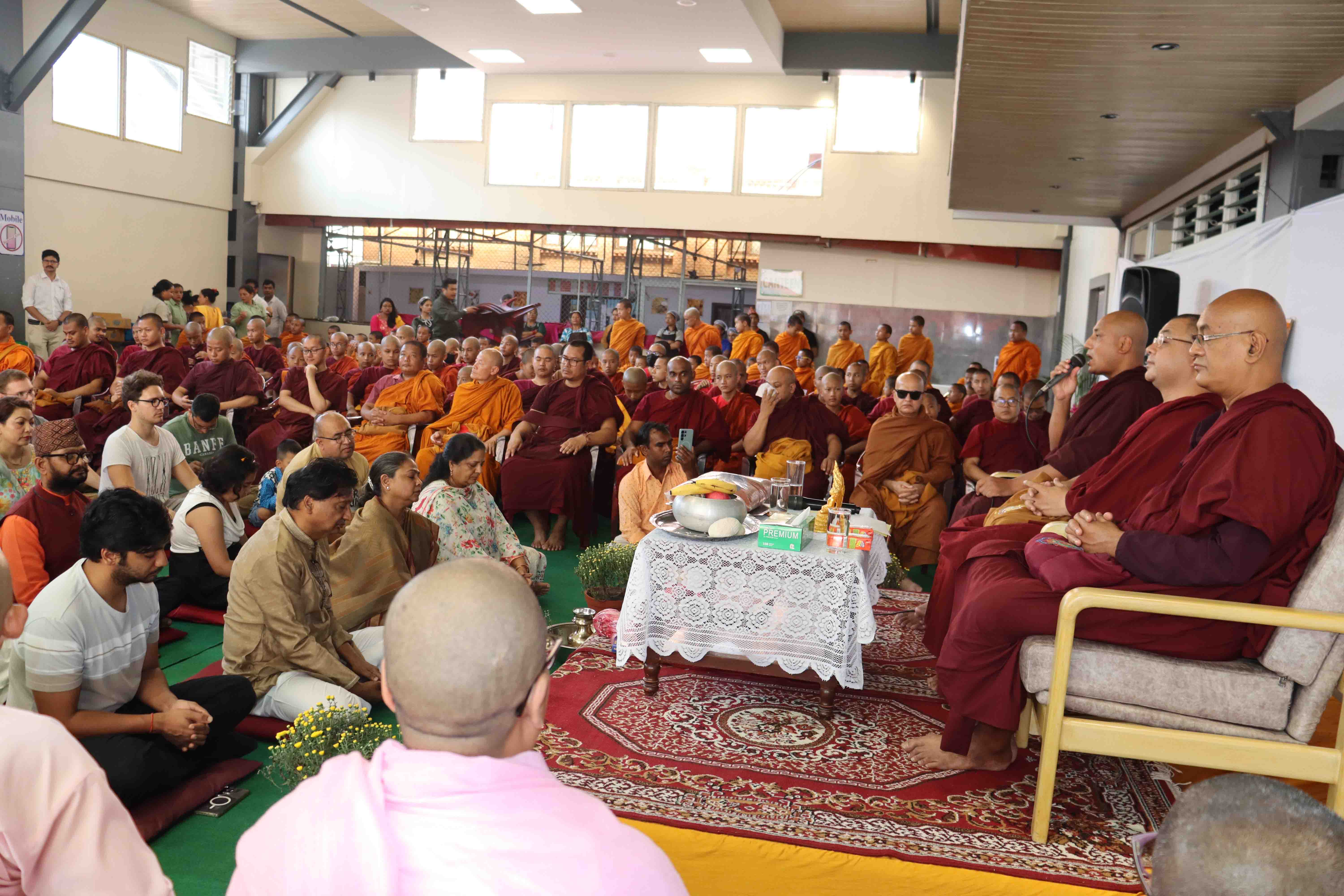 Sacred Observance of Sangha Daan and Dharmadeshana on the 59th Birth Anniversary of Late Sushil Kedia