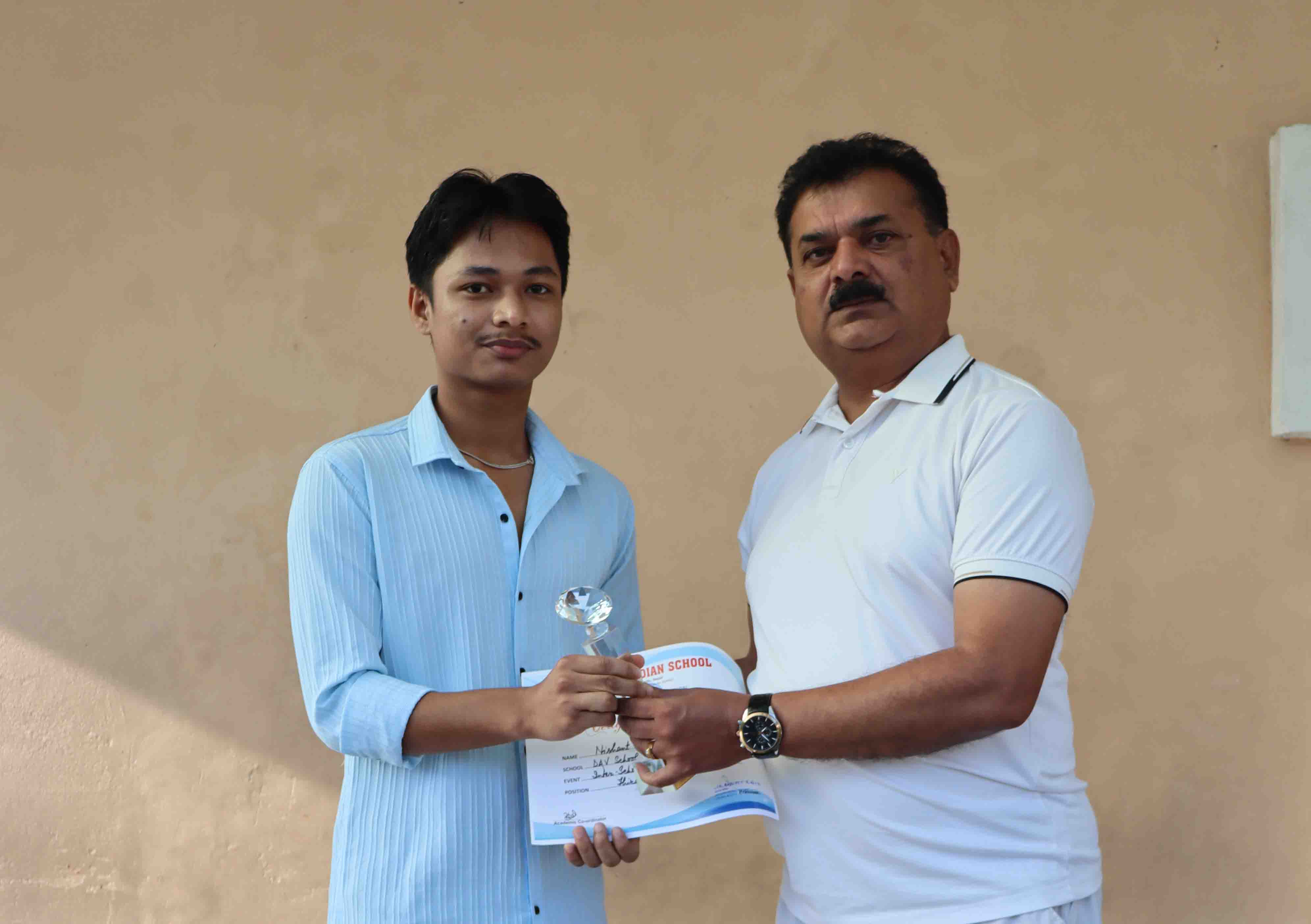 Nishant Mahato Secures Third Position in Inter-School Art Competition