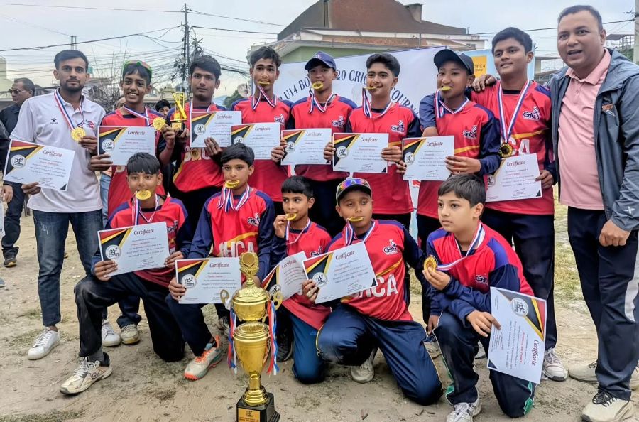 DAV Cricketers Excel at Rising Star Under 14 Cricket Tournament