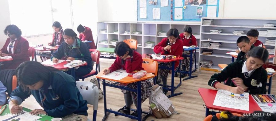 Participation in Inter School Art Competition