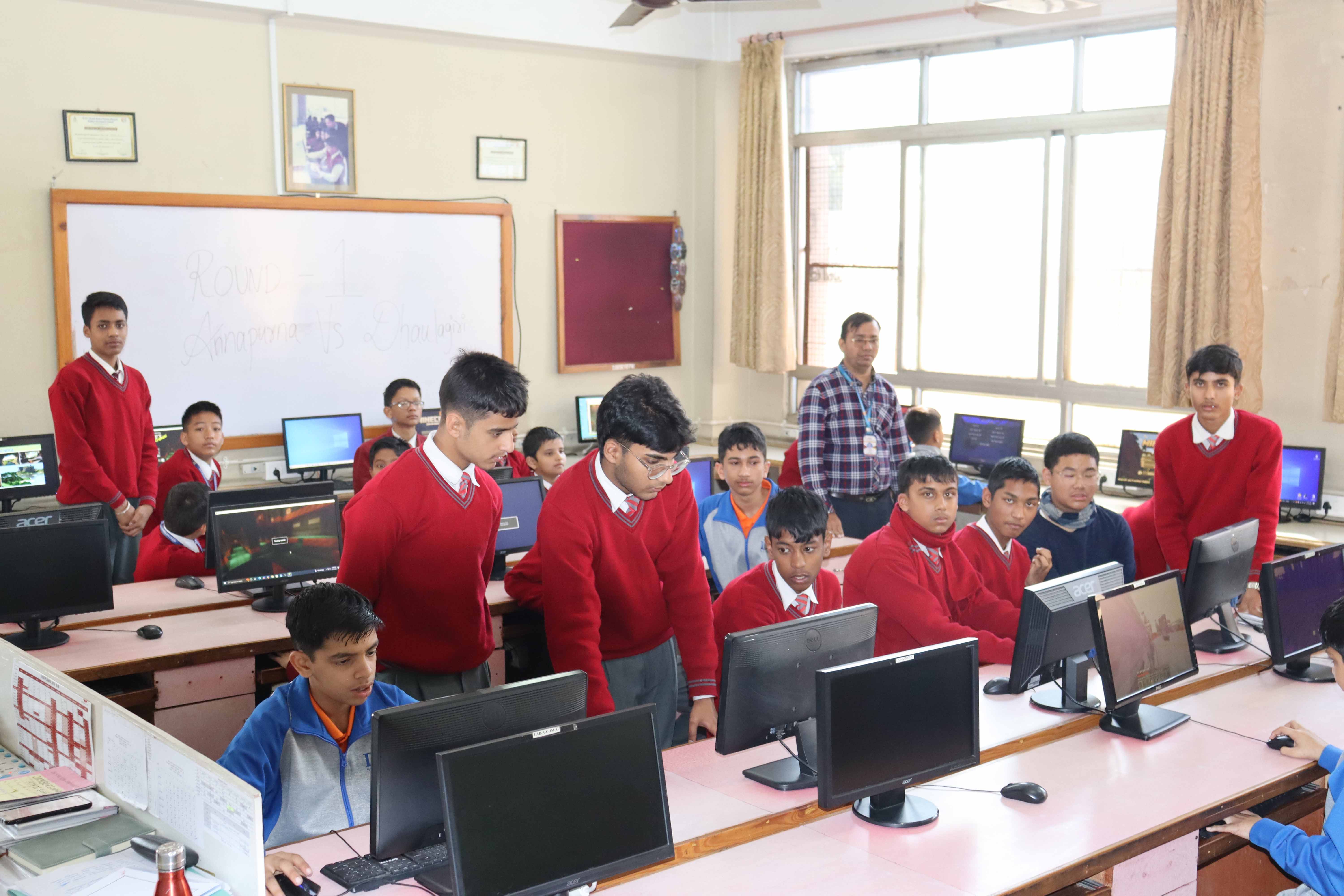 Inter House Computer Gaming Competition for Grades V to VIII