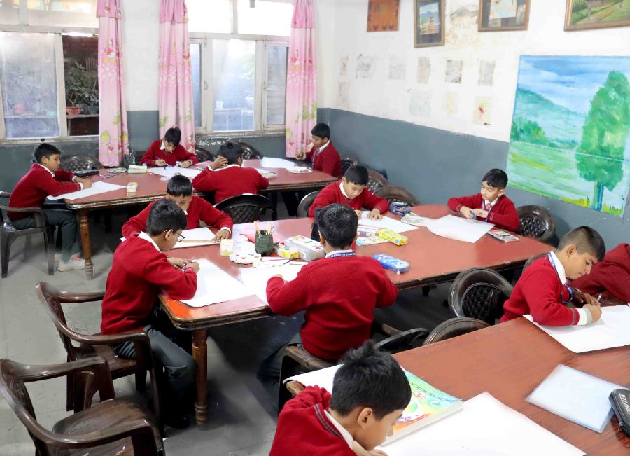 Peace Poster Competition Held at DAV School