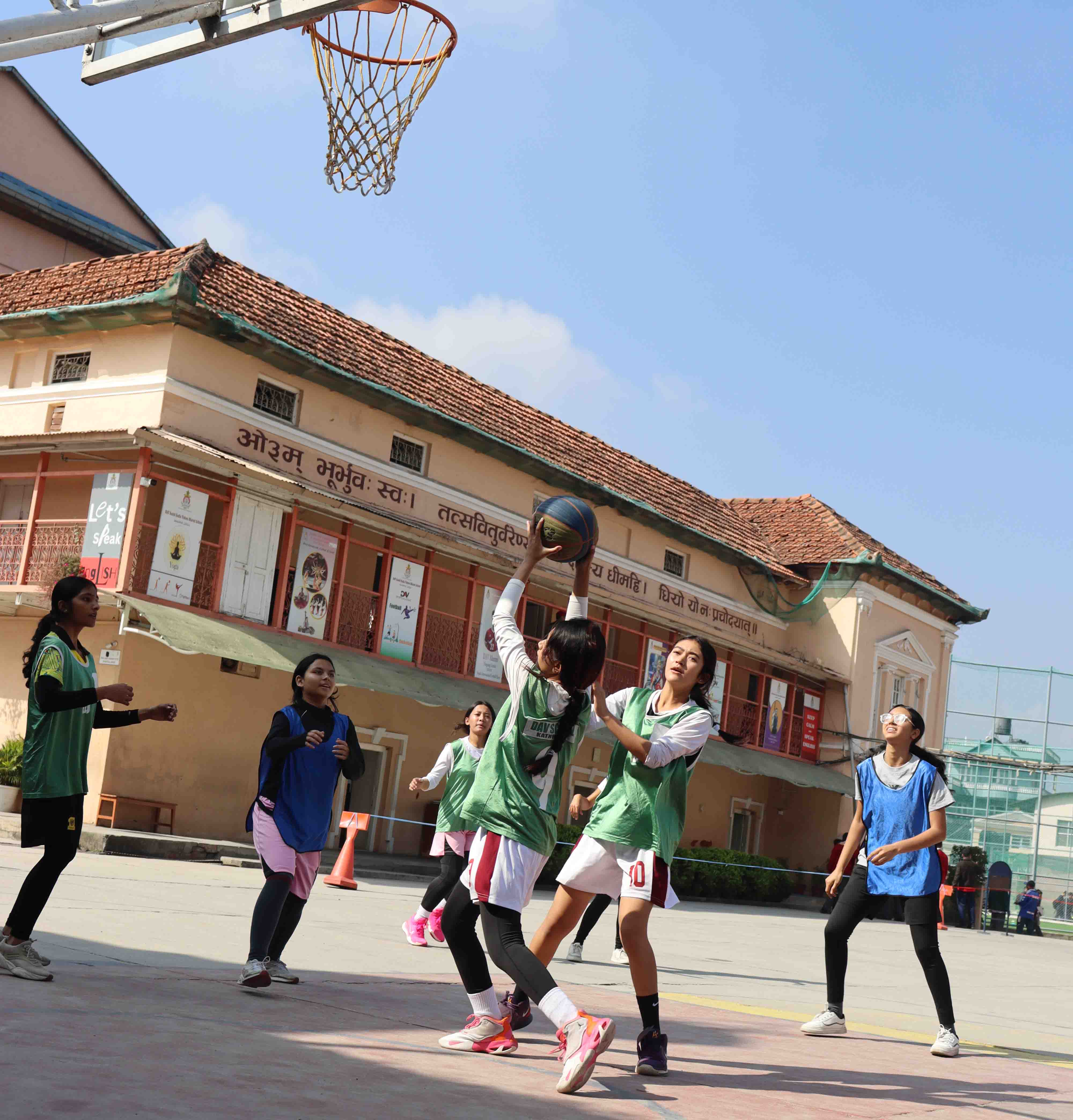 Inter House Basketball Tournament for Grade IX to XII Girls