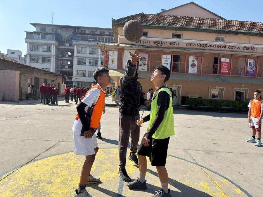 Inter House Basketball Tournament for Grade VII and VIII Boys