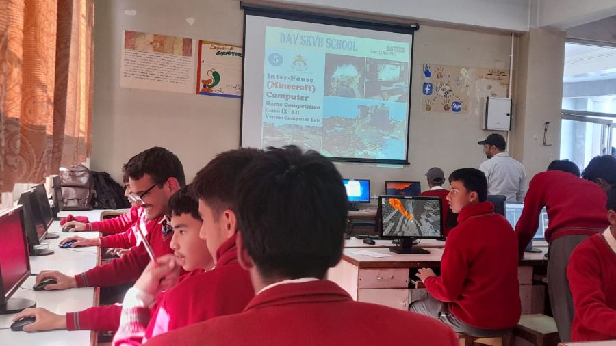 Inter House Computer Gaming Competition for Grades IX to XII