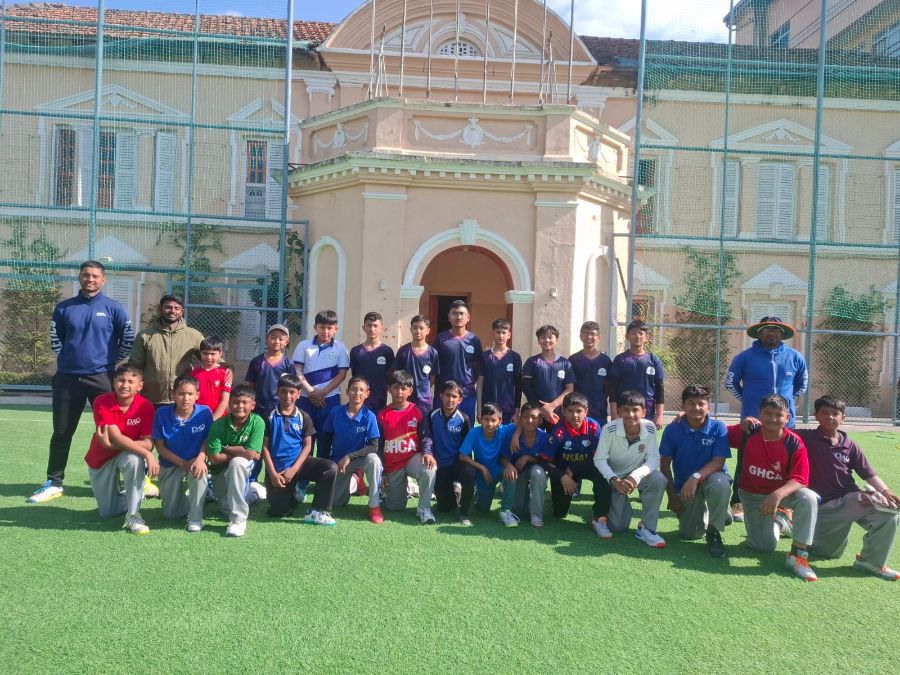 Under-12 Friendly Cricket Match between DAV SKVB School and Euro School