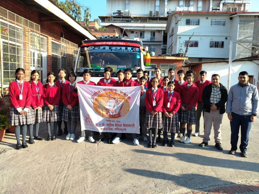Visit to Naimisaranya Sanskrit Gurukul, Banepa, Kabhre