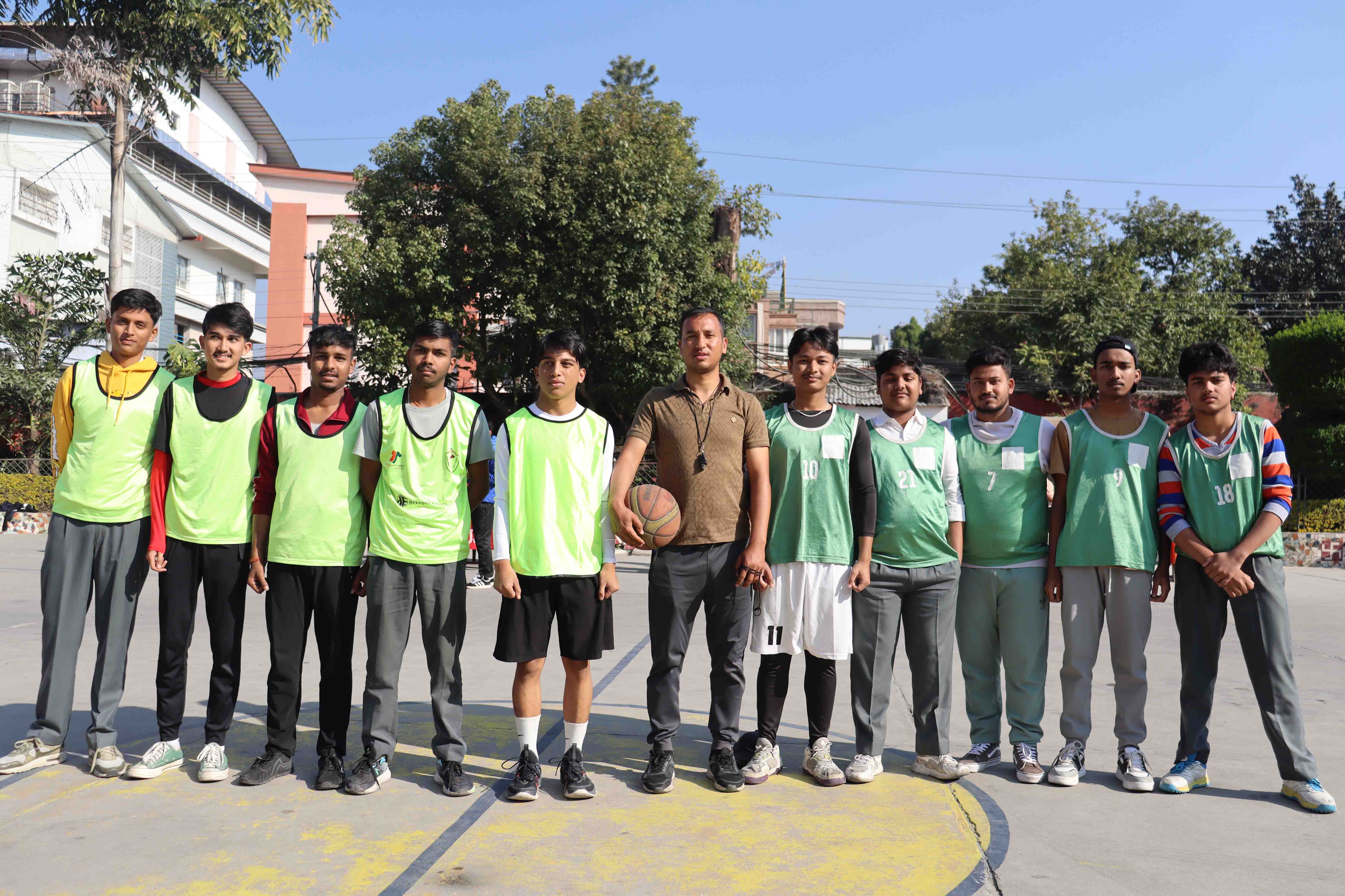 Inter House Basketball Tournament for Grade XI and XII Boys