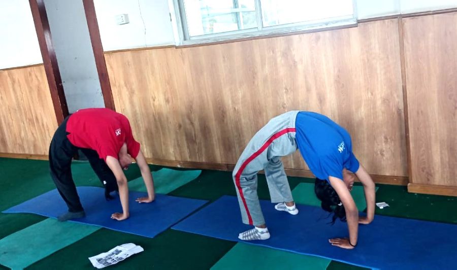 Inter House Yoga Competition for Grade VII and VIII Students