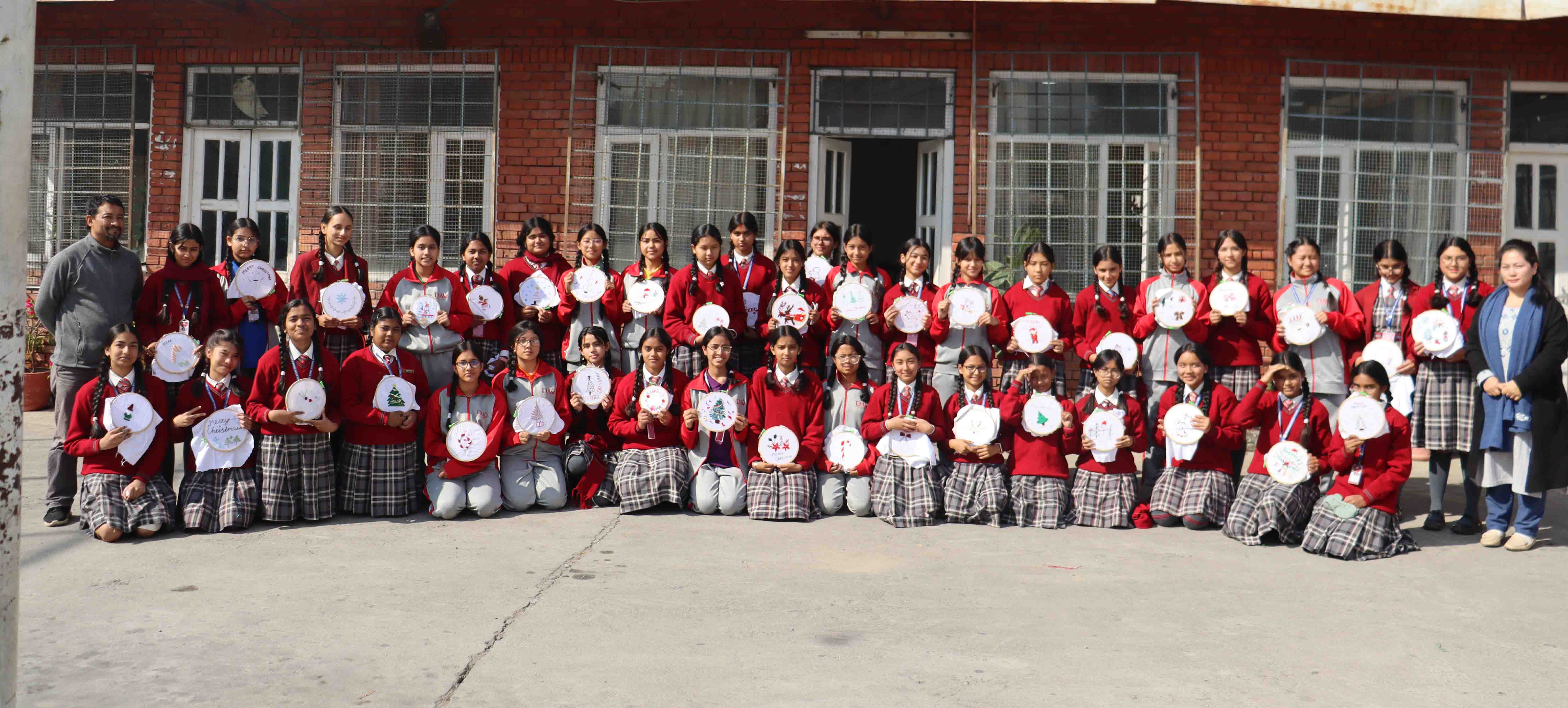 Embroidery Competition for Grade VIII Fashion Designing Students