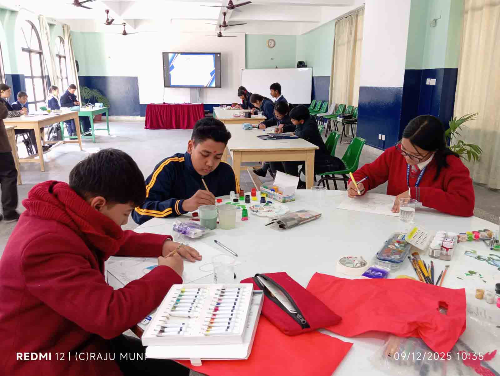 Participation in Inter School Art Competition of St. Xavier's School