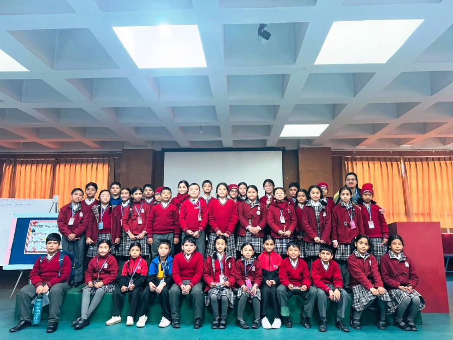 Inter-House Nepali Literary Quiz Contest for Grade III and IV Students