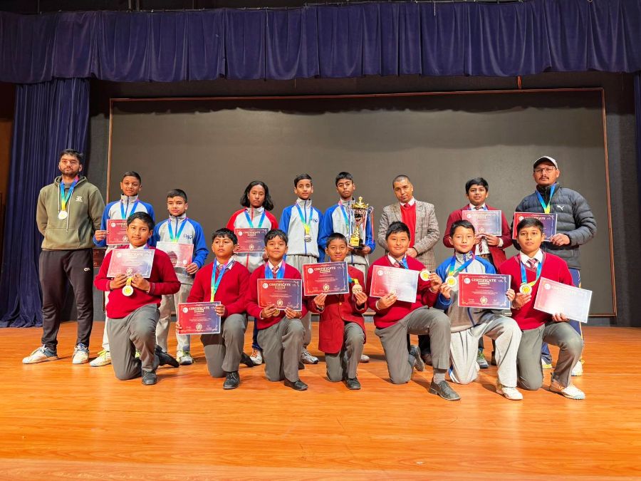 Achievers of Inter-School Football and Cricket Tournaments Felicitated in the Assembly