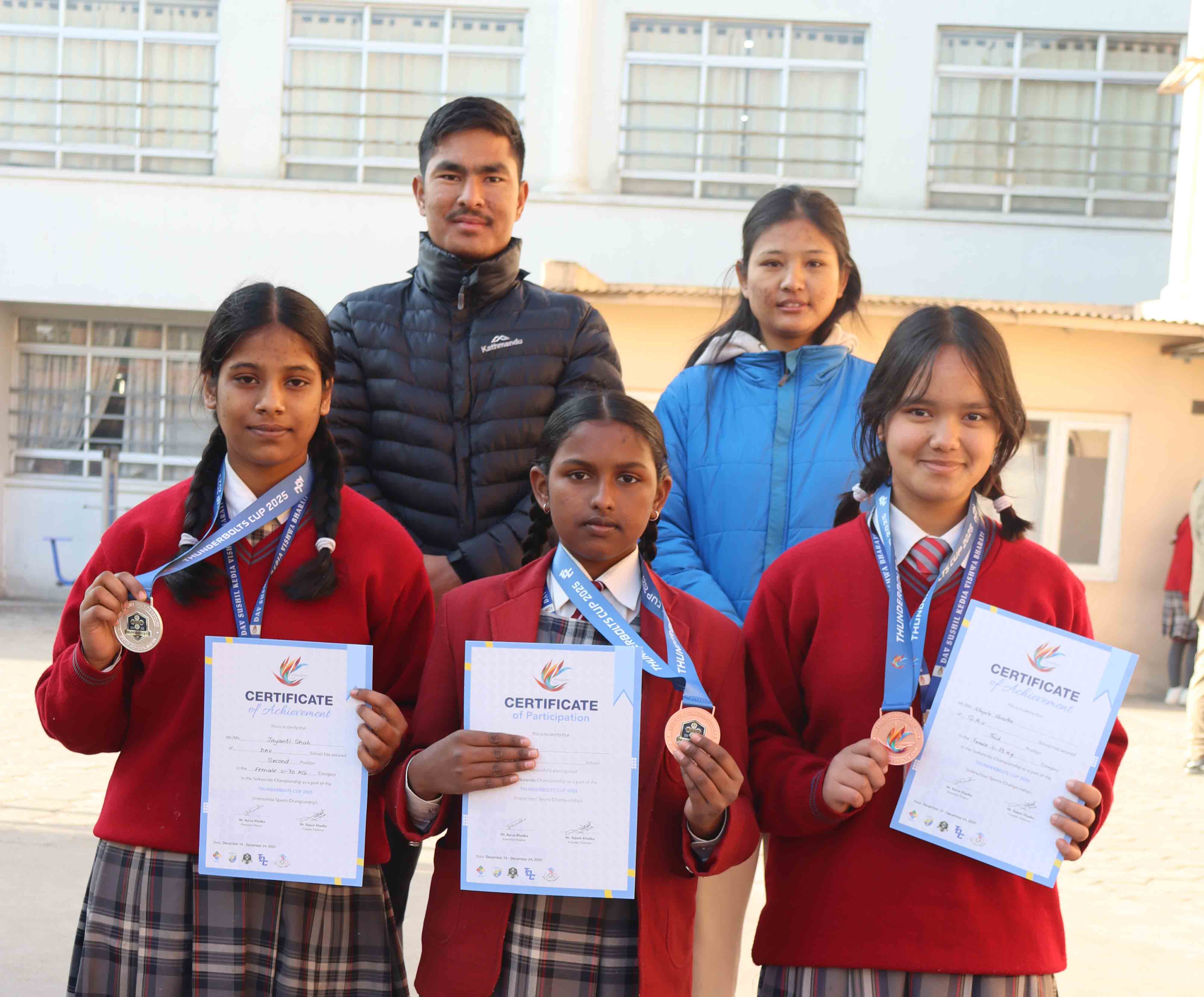 Achievers of Inter-School Thunderbolts Cup Honoured in Assembly