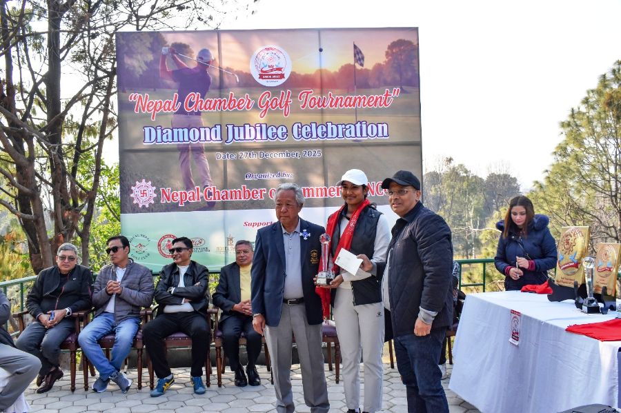 Avanie Clinches Ladies’ Title at Nepal Chamber of Commerce Golf Tournament 2025; She will travel to India on 11th January, 2026 for a one-month golf training programme at Tarun Sardesai Golf Academy, Kolar, Karnataka.