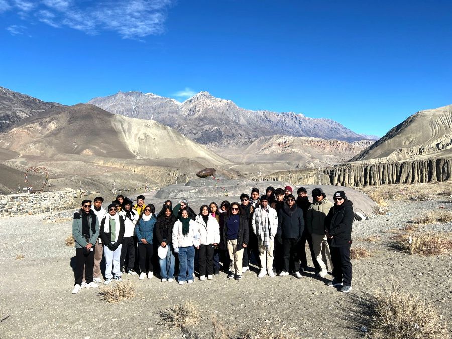 Grade XI CBSE Students Embarked on a Five-Day Educational Journey to Muktinath