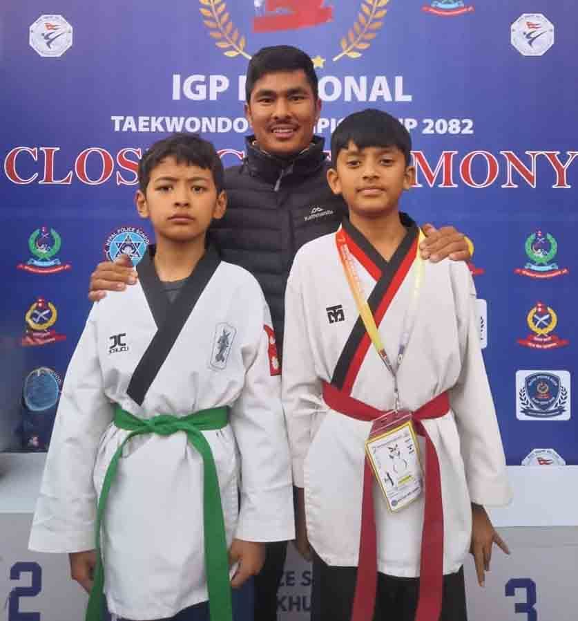 Agrim and Reyansh Participate in the 2nd IGP National Taekwondo Championship