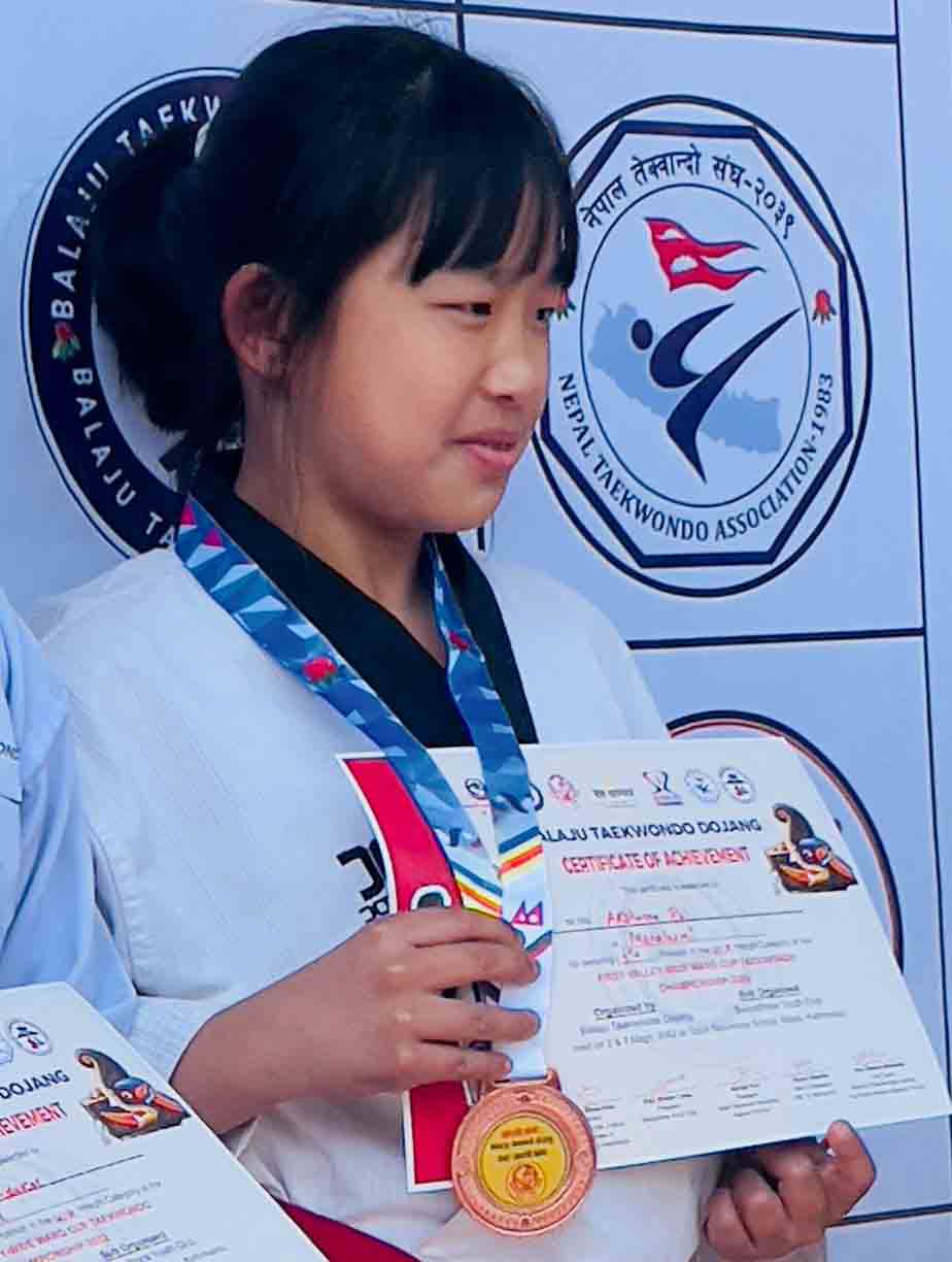 Akshunna Wins Third Position at Valley-Wide Taekwondo Championship