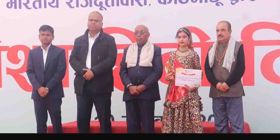 DAV Students Participate in International Hindi Day Celebration at the Embassy of India