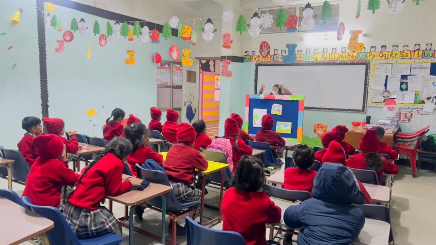 Nepali Storytelling Time at DAV Kindergarten