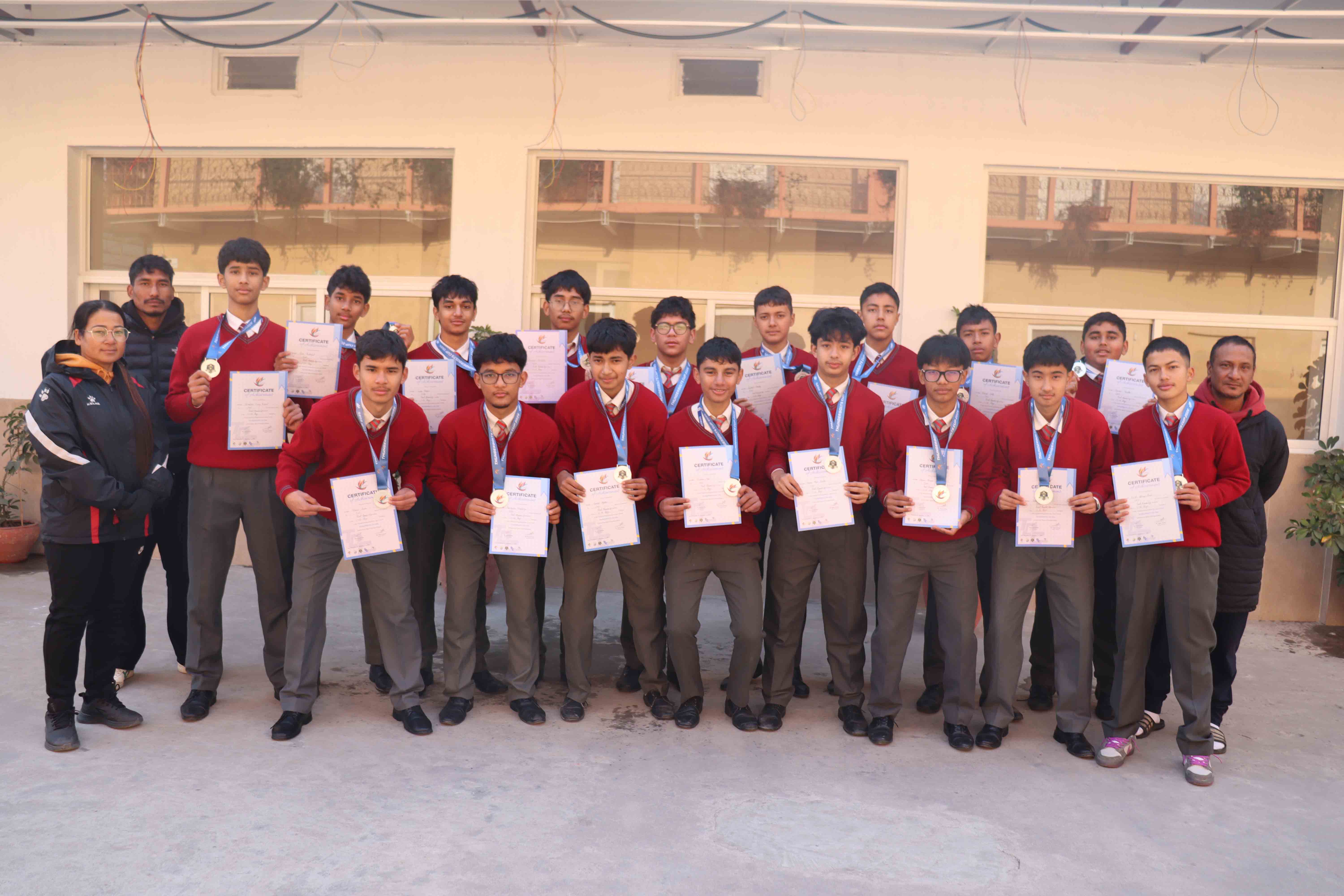 Assembly Honours Achievers of the Thunder Bolts Cup (Football)