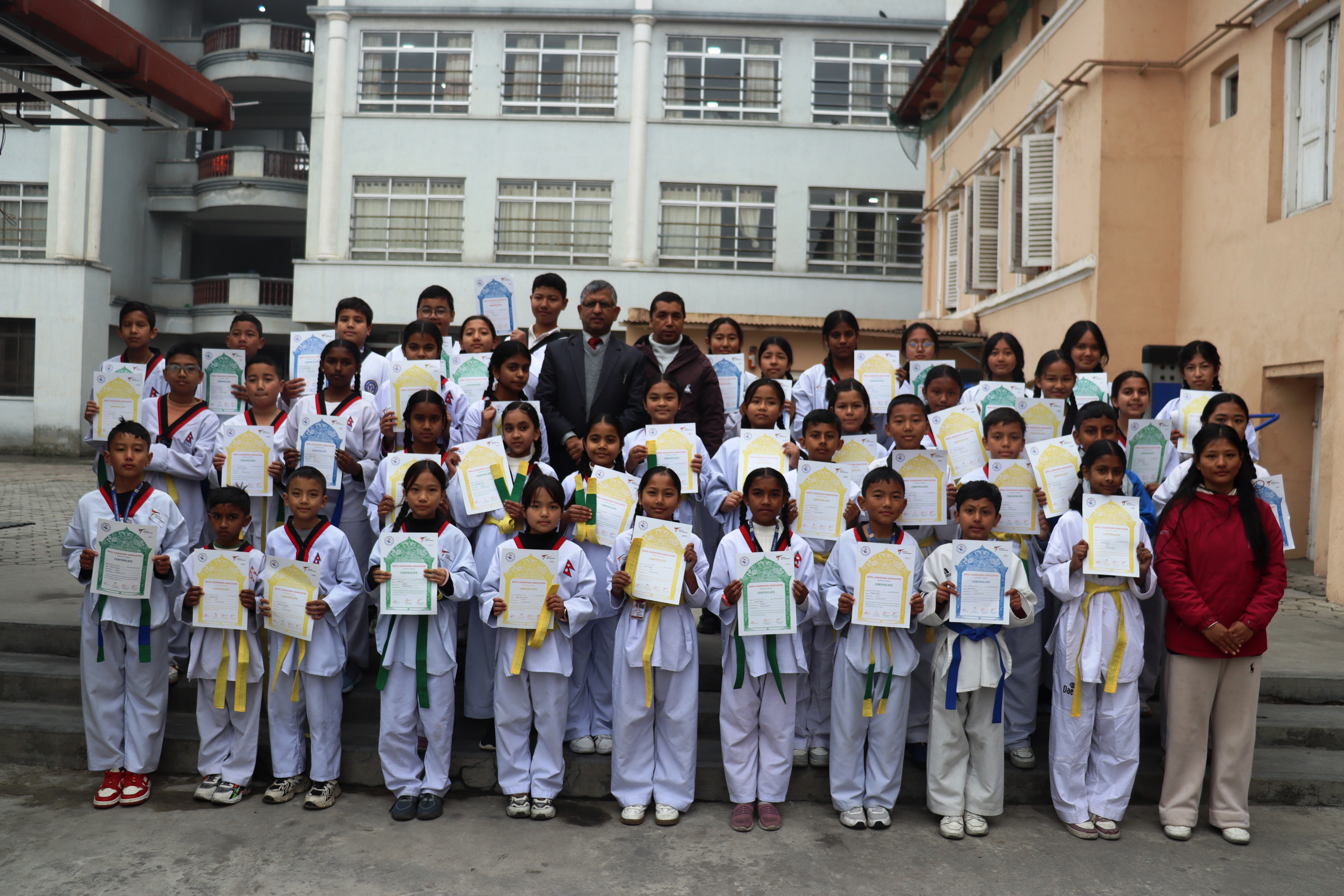 Promoted Students of DAV Taekwondo Academy Honoured