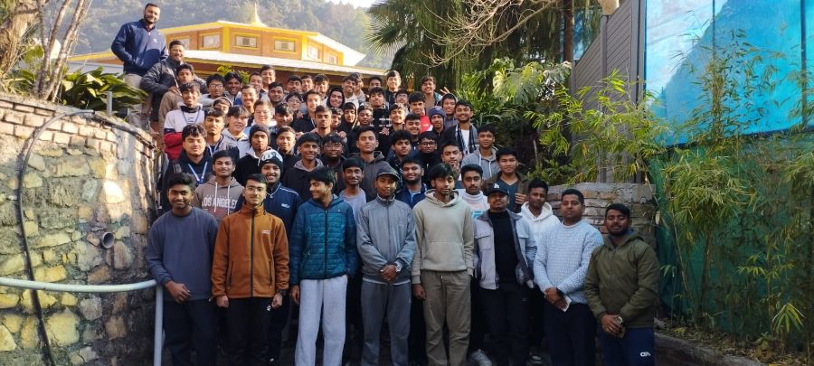 One-Day Anapana Meditation Camp for Grade XI Students at Nepal Vipassana Meditation Centre, Budhanilkantha