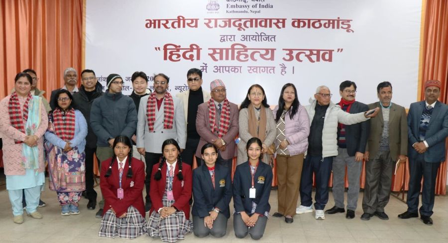 Participation in Hindi Sahitya Utsav