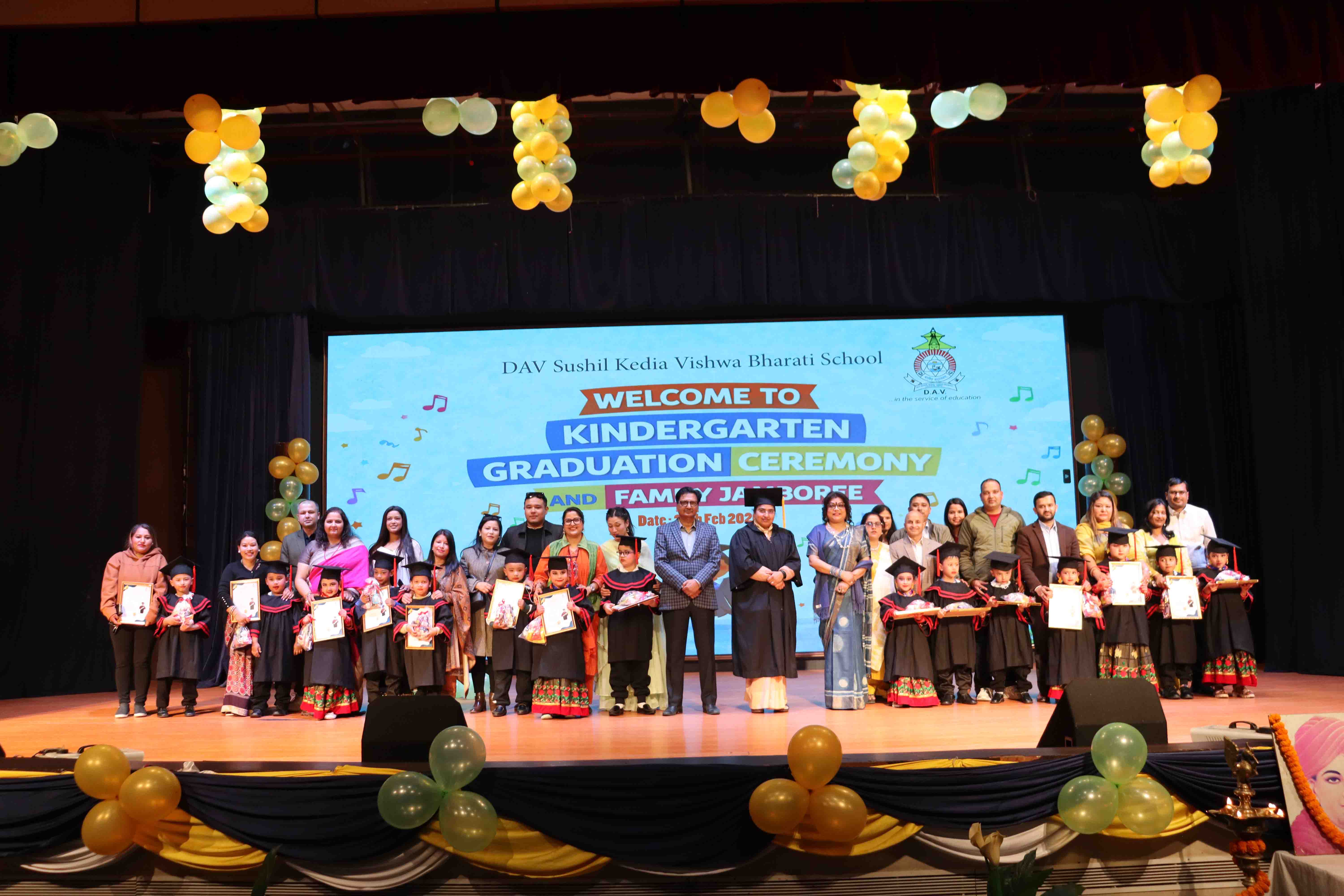 Tiny Steps, Big Dreams: Graduation Ceremony and Family Jamboree of DAV Kindergarten
