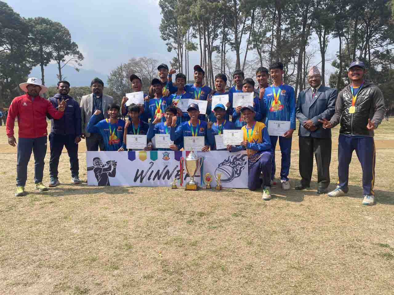 DAV Wins Burno Memorial Inter-School Cricket Tournament for the Second Time in a Row