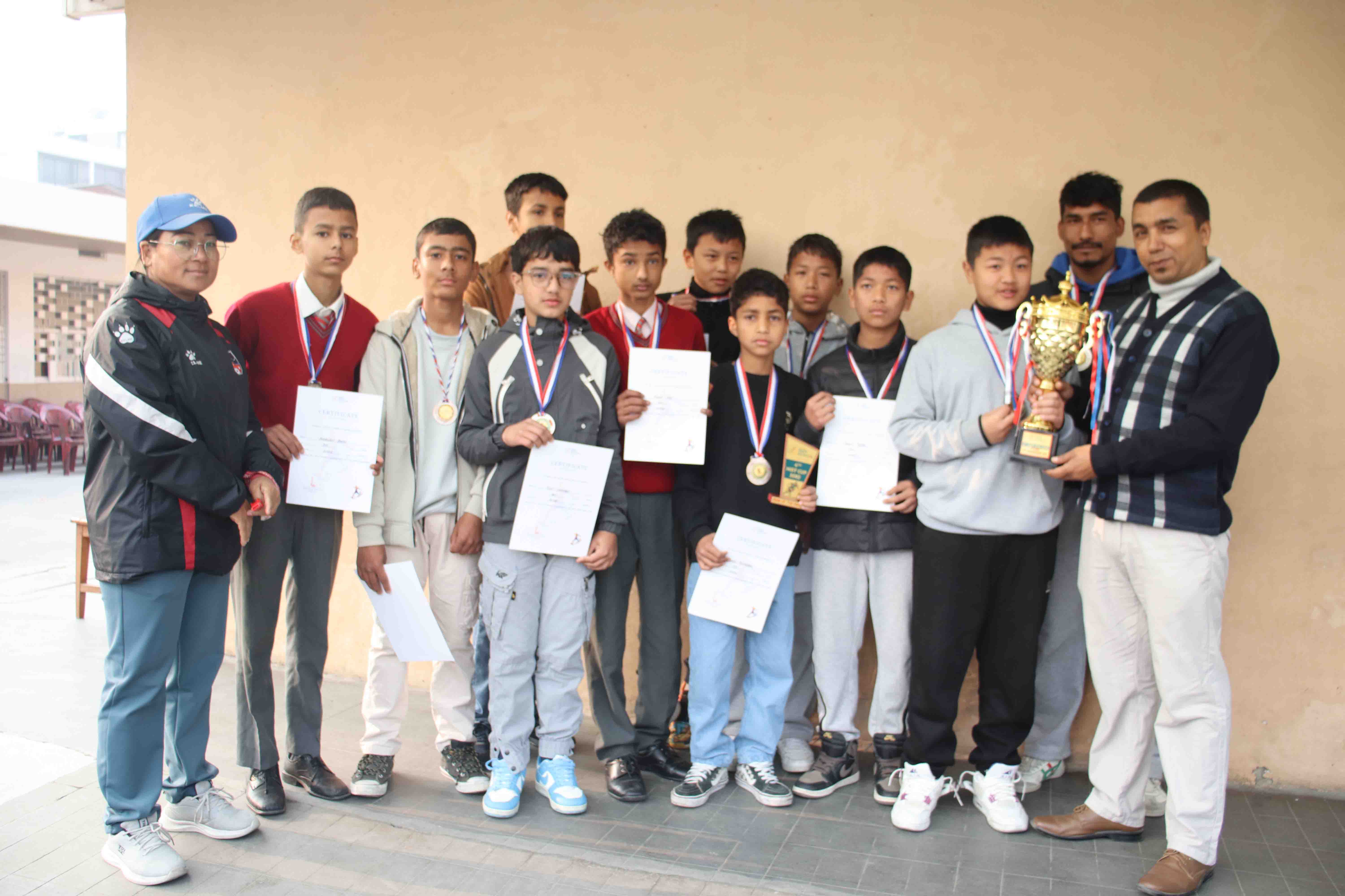 DAV Under-13 Football Team Secures Runner-up Position at 4th NIST Cup Football Tournament, 2026