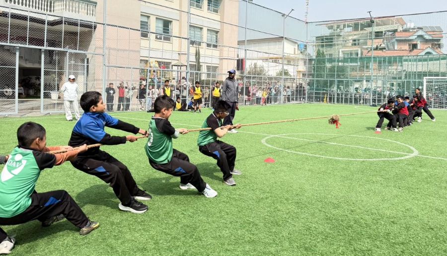 Inter-House Tug of War for Grade III and IV Students