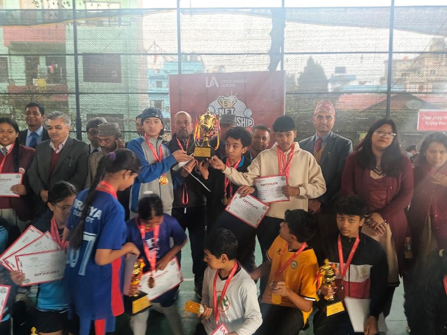 Reevan, Nirvana and Shuvan Shine at 5th LA Inter-School Net Championship, 2082
