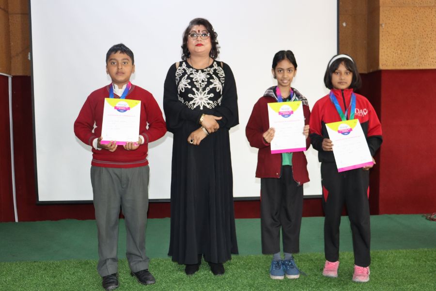 Achievers of Fevicryl Inter-School Art Olympiad Honoured