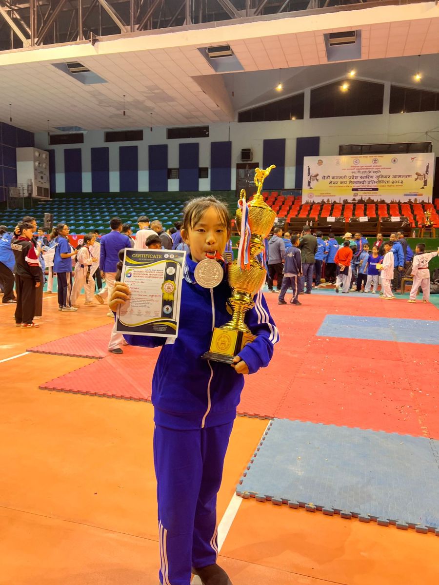 Akshunna Rai Secures Second Position in Taekwondo Championship