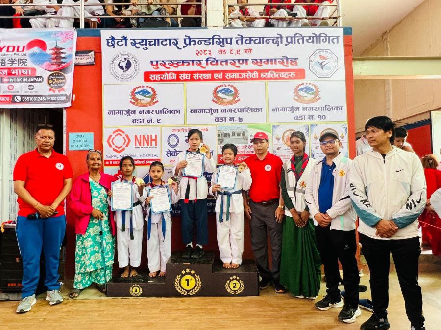Akshunna Secures First Position in Taekwondo Championship
