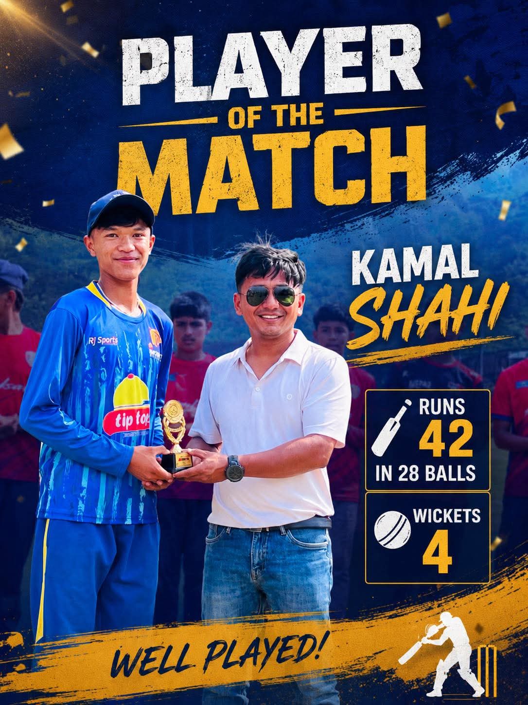 U-14 Cricket Team Advances to Semi-Finals of the Chandragiri U-14 T20 Cricket Tournament, 2026