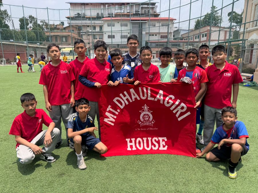 Inter-House Football Competition for Grade VI and VII Students