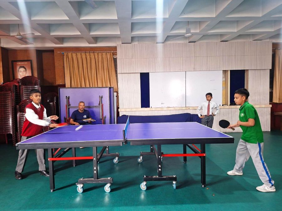 Inter House Table Tennis Tournament for Grade V and VI Students